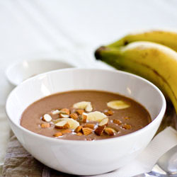 almond chocolate banana smoothie