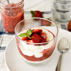 strawberry parfait