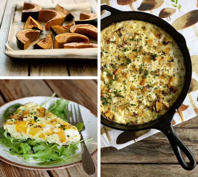 squash frittata